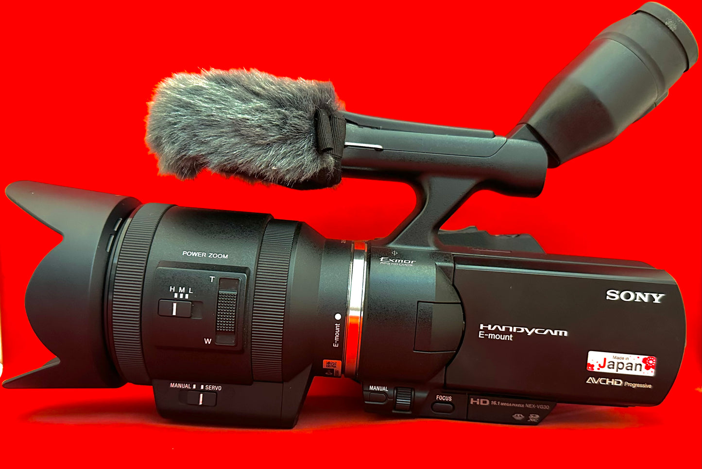 Sony NEX-VG30EH Camcorder with 18-200mm f/3.5-6.3 Power Zoom Lens (used)