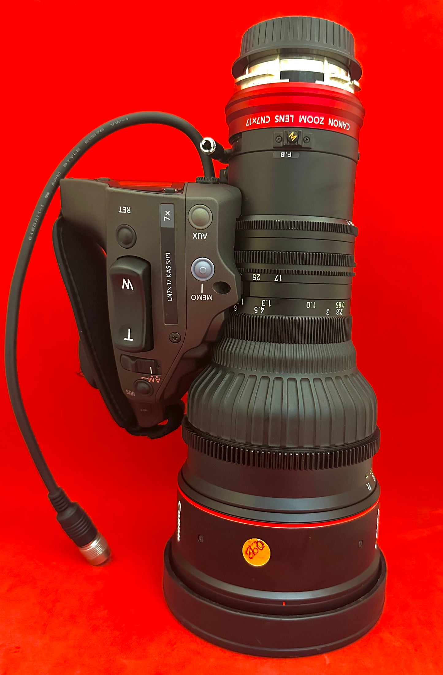 CANON CN7X17 KAS S CINE-SERVO 17-120MM T2.95 PL MOUNT (used)