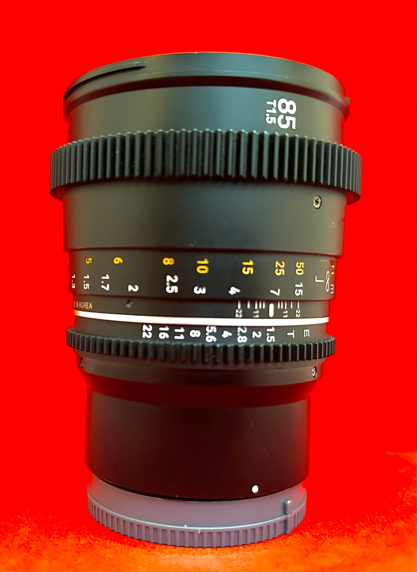 Samyang VDSLR 85mm T1.5 MK2 Cine Lens for Sony FE Mount Full Frame (used)