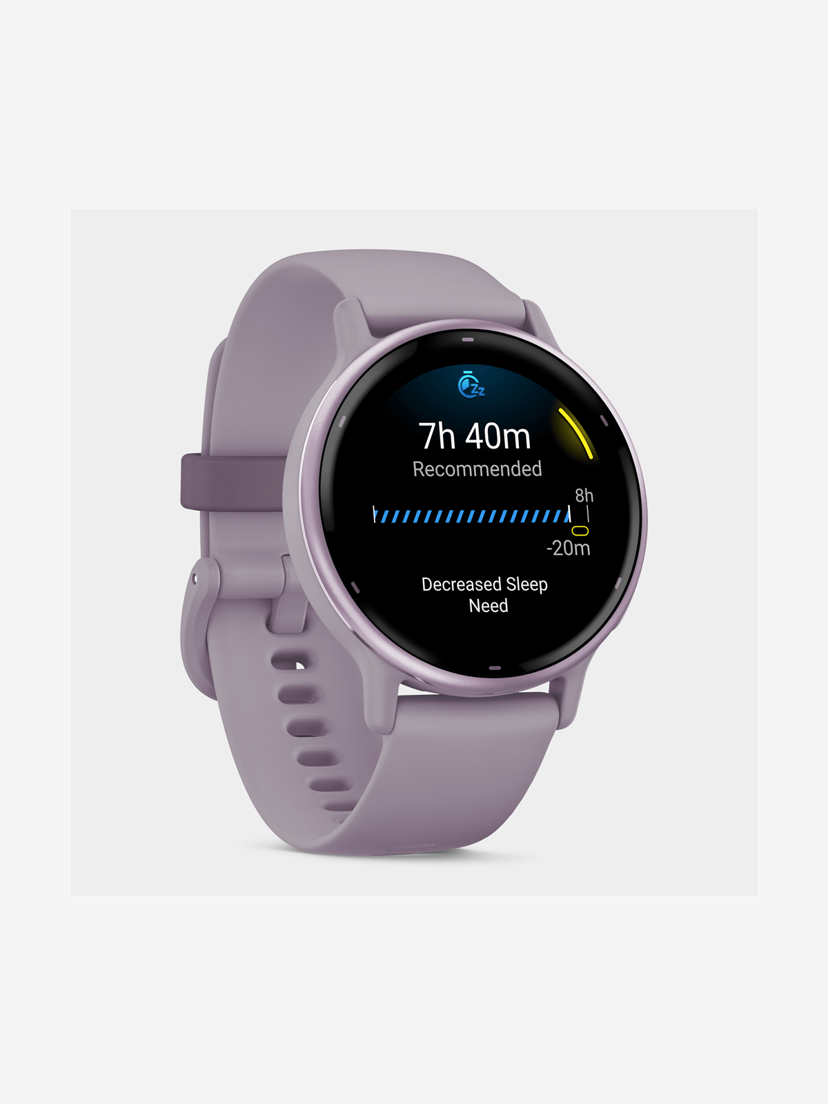 Garmin Vivoactive 5 Metallic orchid Aluminium bezel with orchid case and silicone band