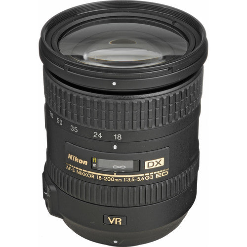 Nikon AF-S DX NIKKOR 18-200mm f/3.5-5.6G ED VR II Lens (used)