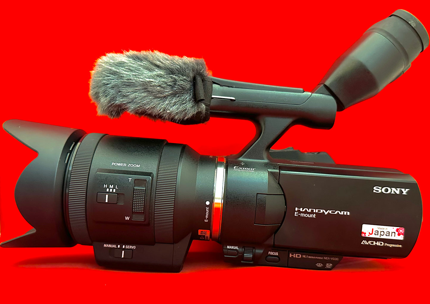 Sony NEX-VG30EH Camcorder with 18-200mm f/3.5-6.3 Power Zoom Lens (used)
