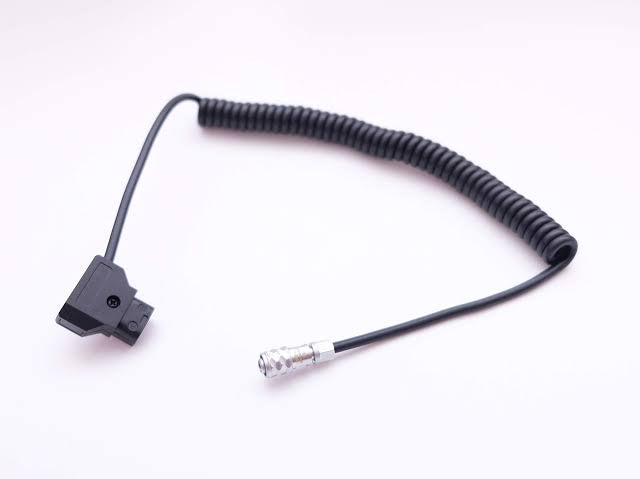 D-tap Spring Power Cable to Weipu SF6 2-pin Female Connector Coiled Cord for Blackmagic Pocket Cinema Camera BMPCC 4K