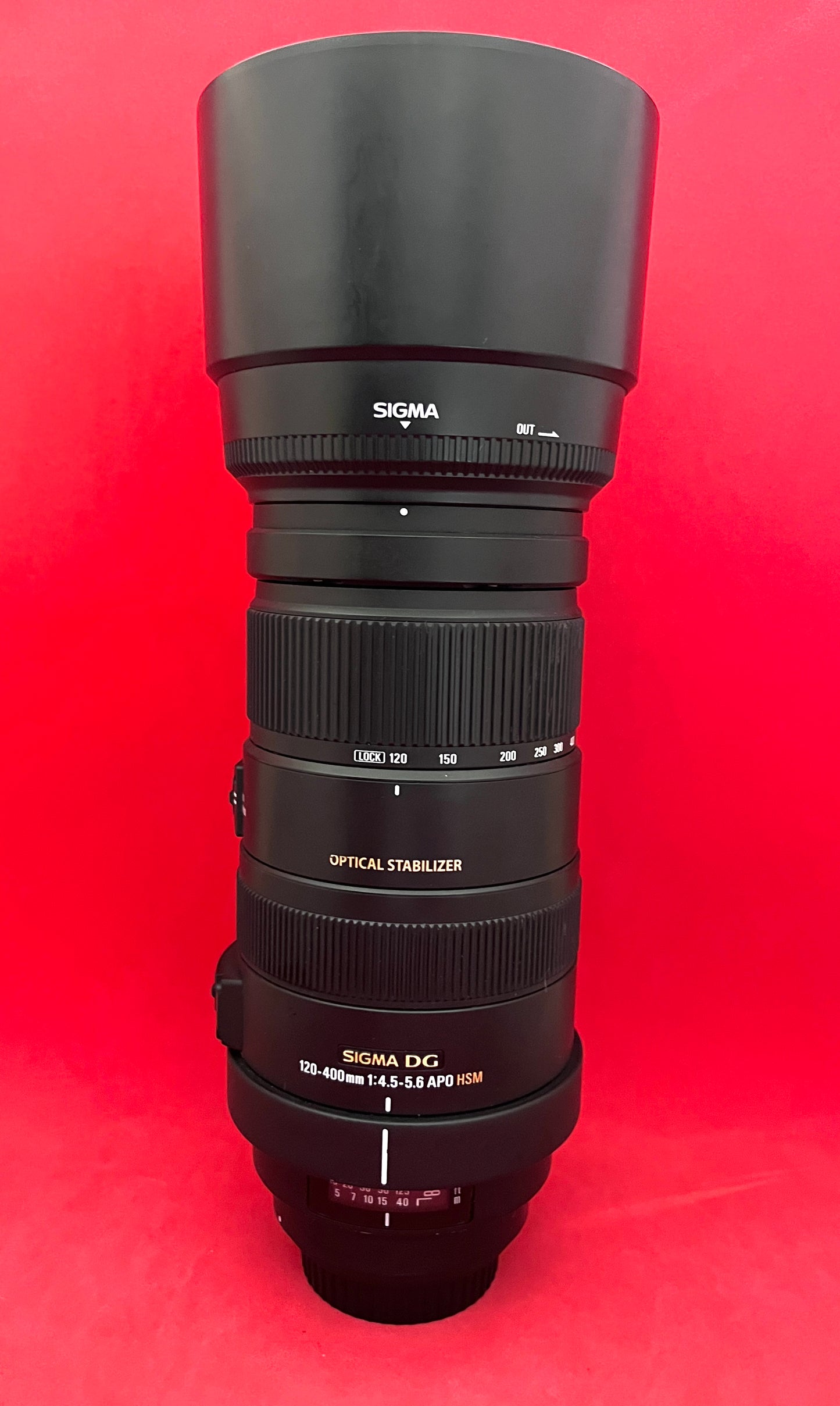 Sigma 120-400mm F4.5-5.6 APO DG OS Lens for Canon (Used)