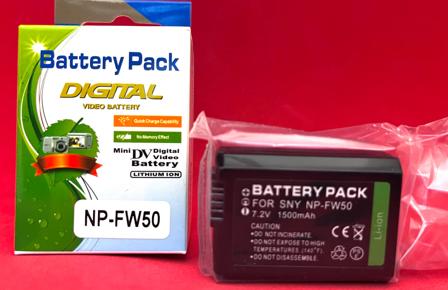 Sony NP-FW50 Replacement Battery