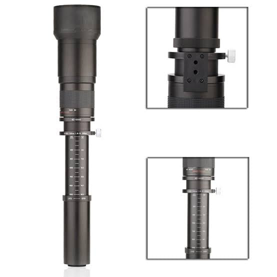 Kelda 650-1300mm F8.0-16 Ultra Telephoto Zoom Lens for Canon EF-Mount (used)