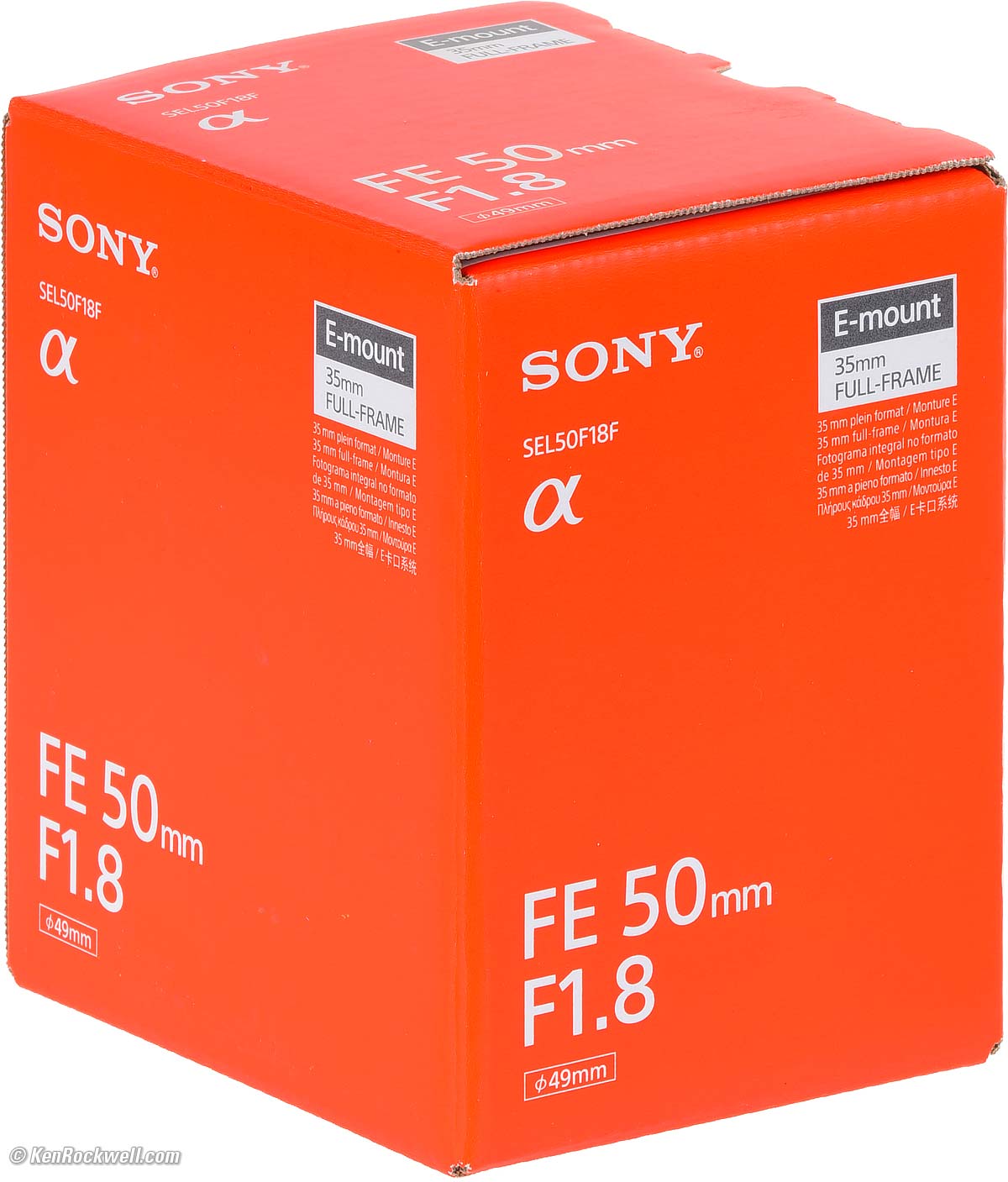 Sony FE 50mm f/1.8 Lens (Brand New)