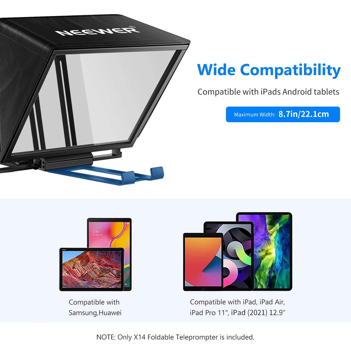 Neewer X14 Pro Aluminium Alloy Teleprompter (14-Inch)