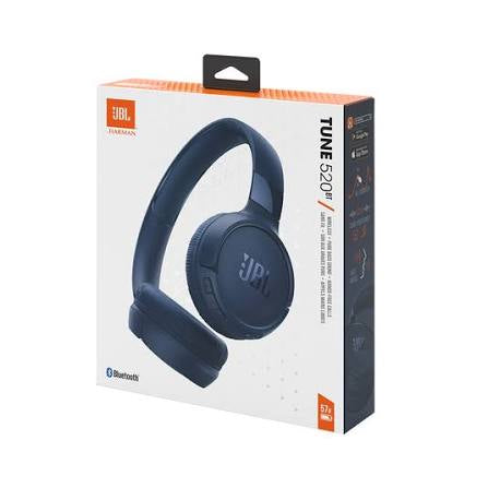 JBL Tune 520BT On-Ear Bluetooth Headphones - Blue