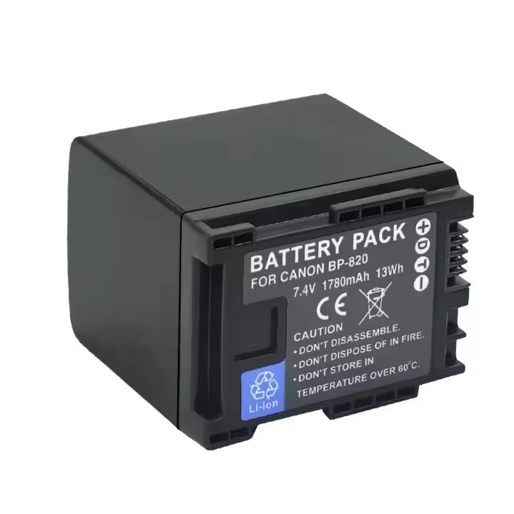 Lithium Battery BP-820 For canon