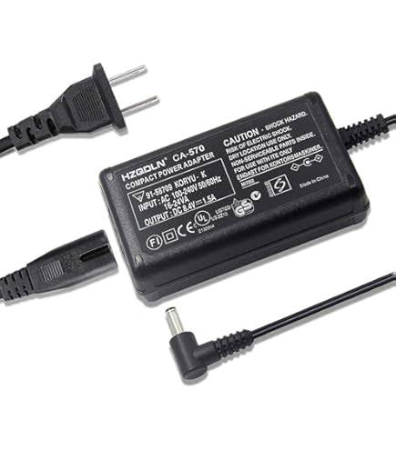CA-570 AC Adapter Charger Compatible with Canon Camcorder