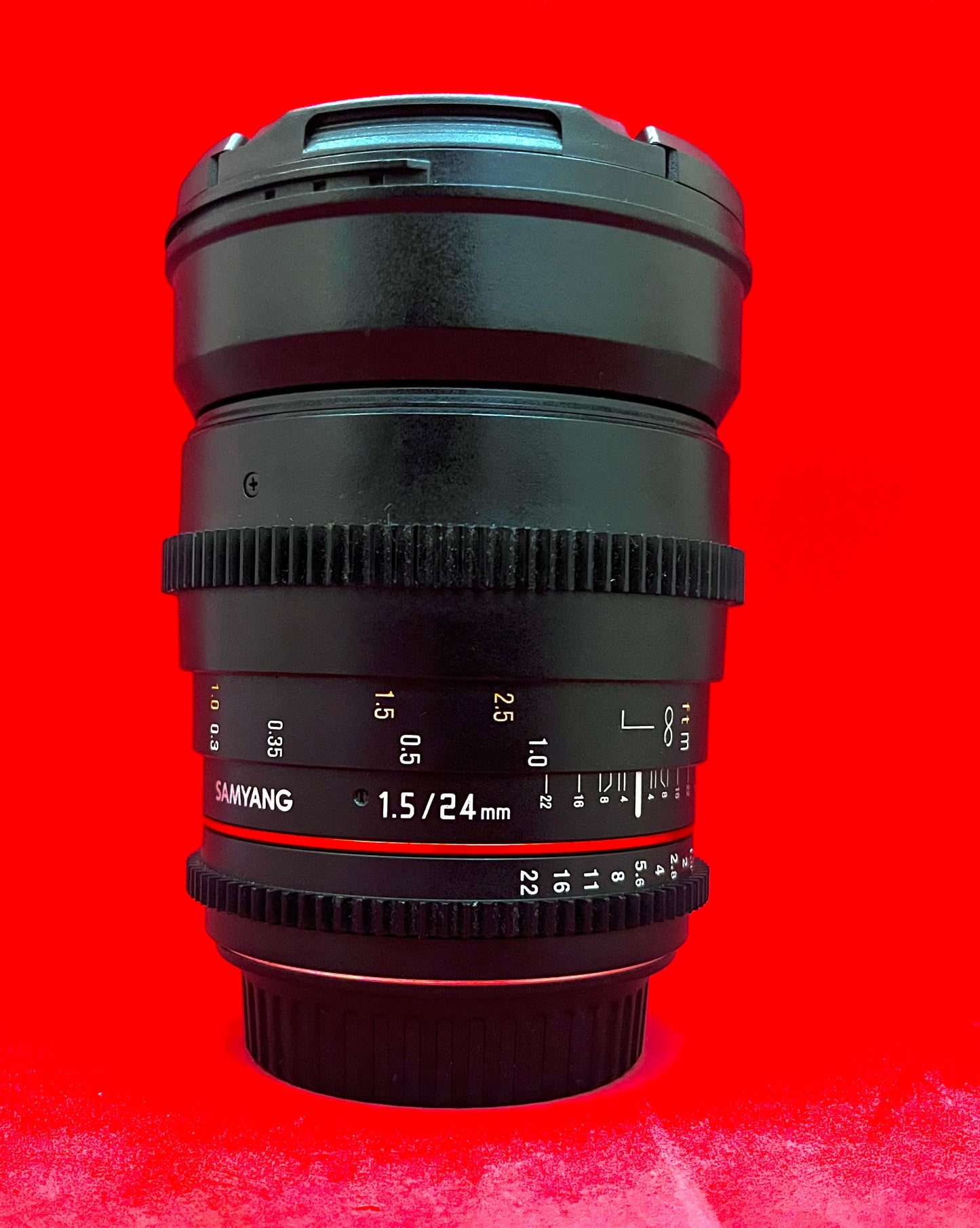 Samyang 24mm T1.5 VDSLR II Ed As If UMC Lens for Canon EF (used)