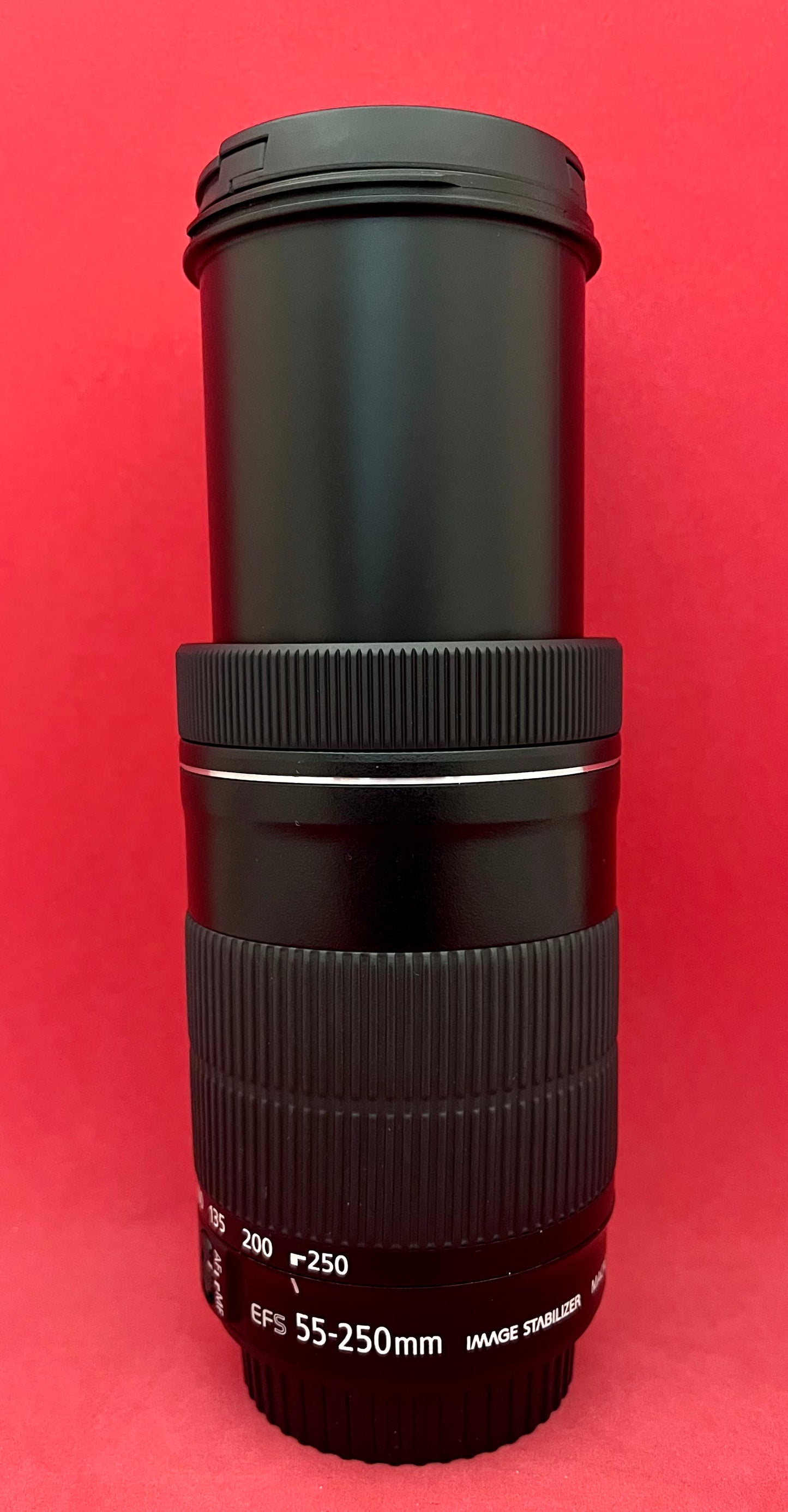 Canon EF-S 55-250mm f4-5.6 IS STM DSLR Camera Lens (used)