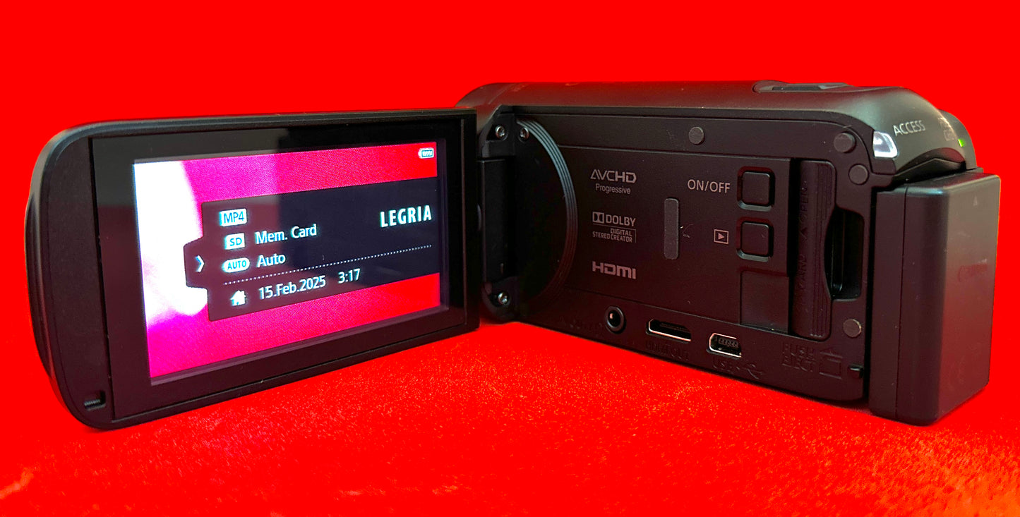 Canon Legria HF R806 Full HD
Handheld Camcorder black. (Used)