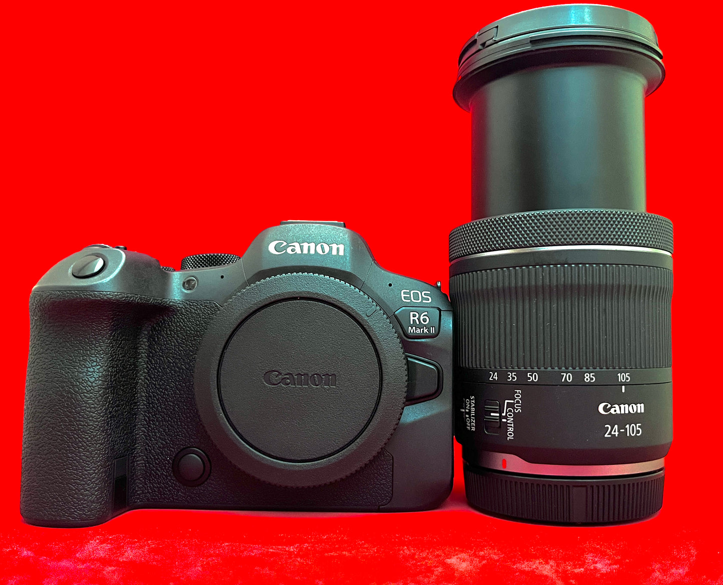 Canon EOS R6 Mark II Mirrorless Camera With Rf 24-105mm STM ( used )