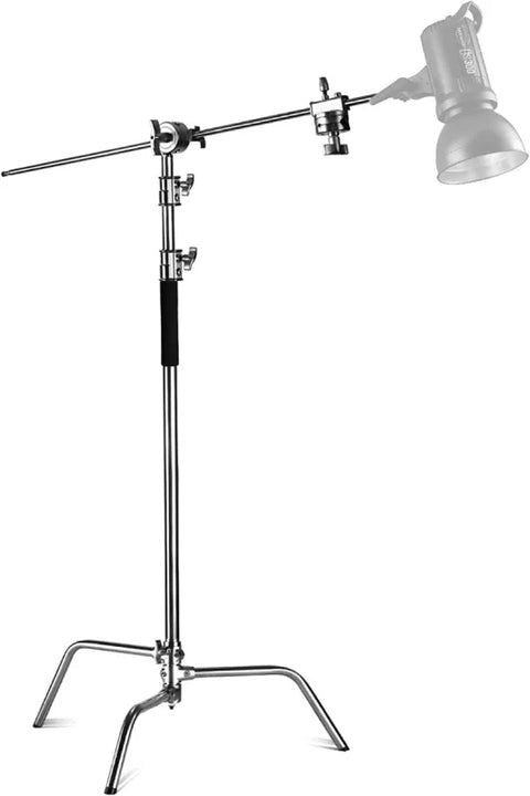 Silver heavy duty C-Stand