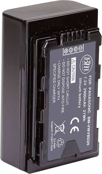 Replacement VW-VBD29 Battery for Panasonic