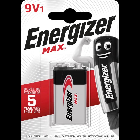 Energizer Max 9V - 1 Pack
