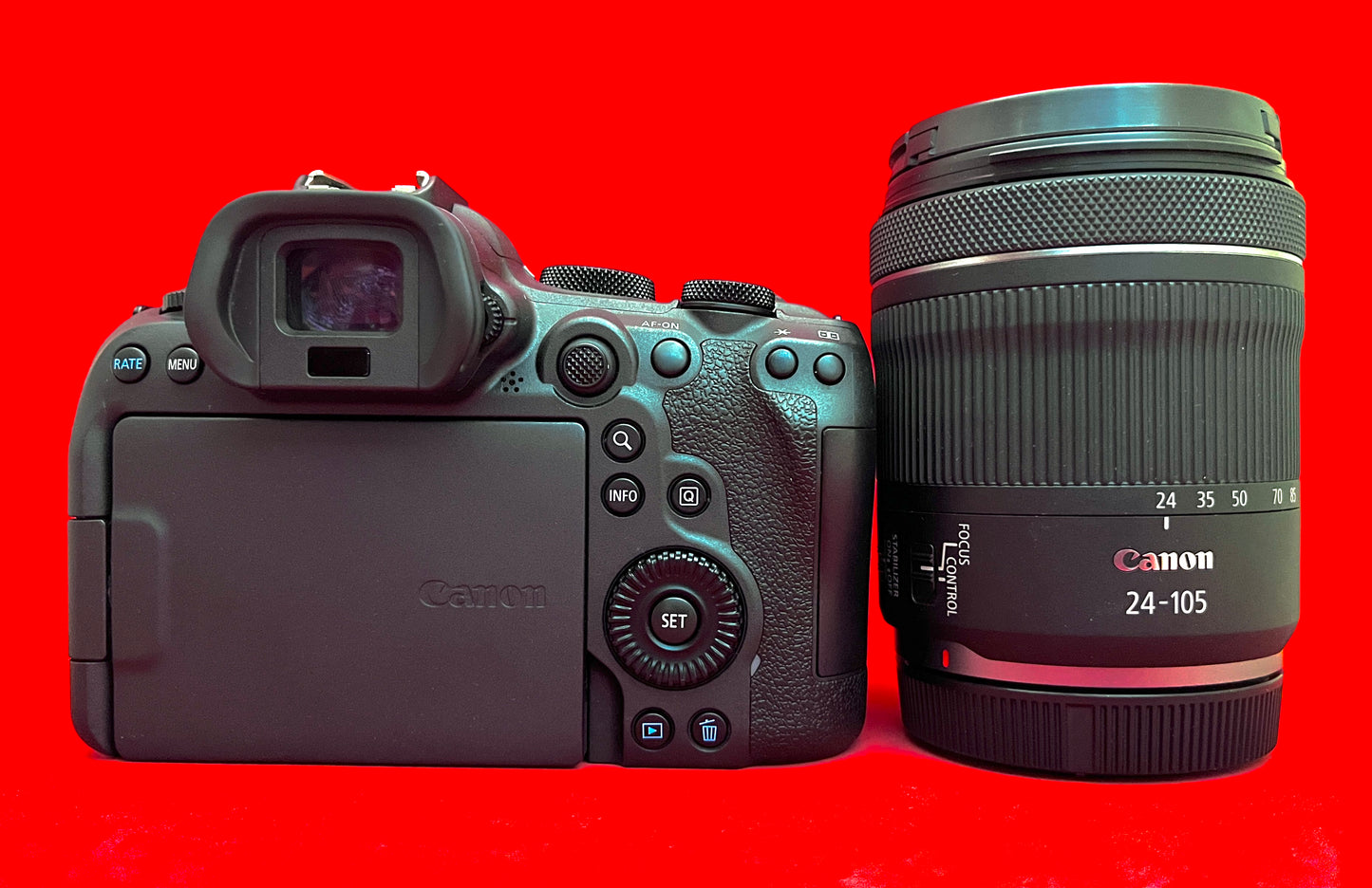 Canon EOS R6 Mark II Mirrorless Camera With Rf 24-105mm STM ( used )