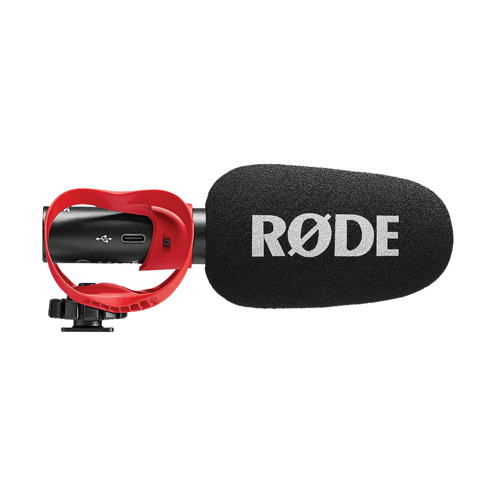 Rode VideoMic GO II- Ultracompact Analog/USB Camera-Mount Shotgun Microphone