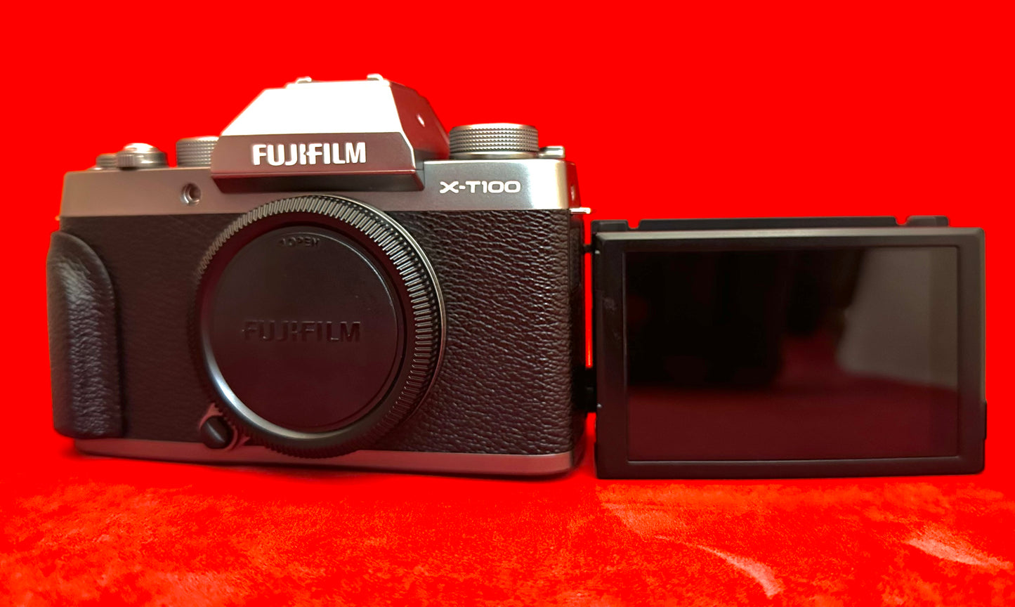 FUJIFILM X-T100 Mirrorless Digital Camera Body Only (used)