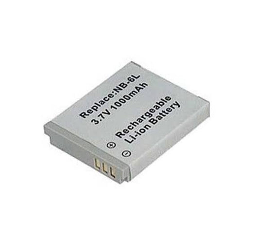 Replacement NB-6L battery for Canon cameras  Pack (3.7V, 1,060mAh)