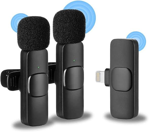 DW Dual Wireless Microphone for Interview I Phone / iPad