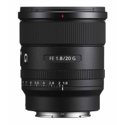 Sony FE 20mm f/1.8 G E-Mount Camera Lens (used)