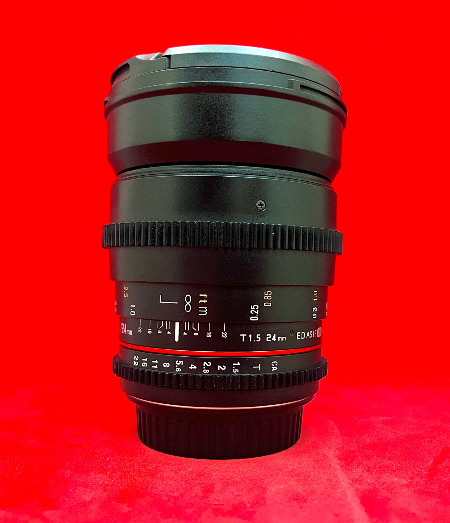 Samyang 24mm T1.5 VDSLR II Ed As If UMC Lens for Canon EF (used)