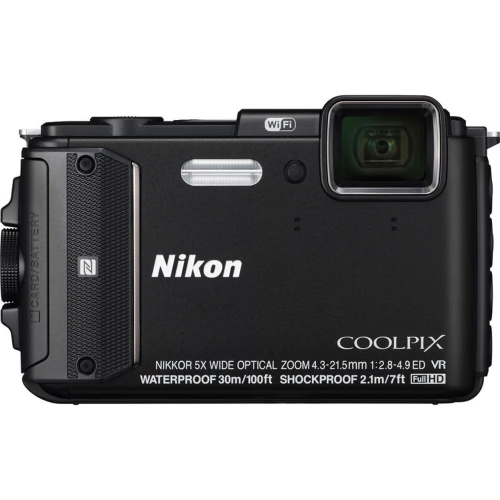 Nikon Coolpix AW130 Waterproof Digital Camera Black (used)