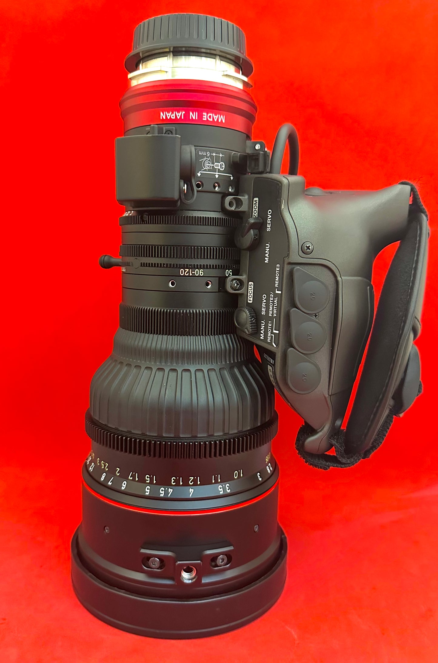 CANON CN7X17 KAS S CINE-SERVO 17-120MM T2.95 PL MOUNT (used)