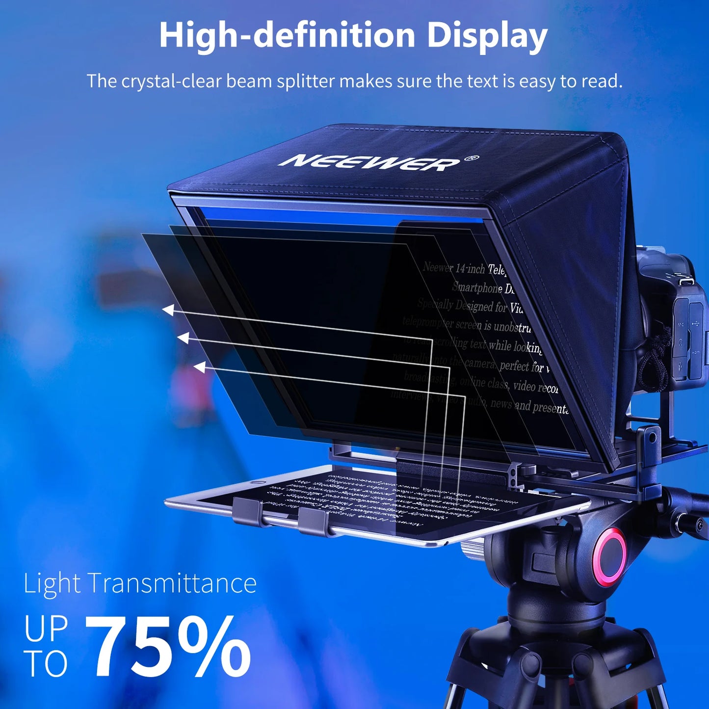 Neewer X14 Pro Aluminium Alloy Teleprompter (14-Inch)