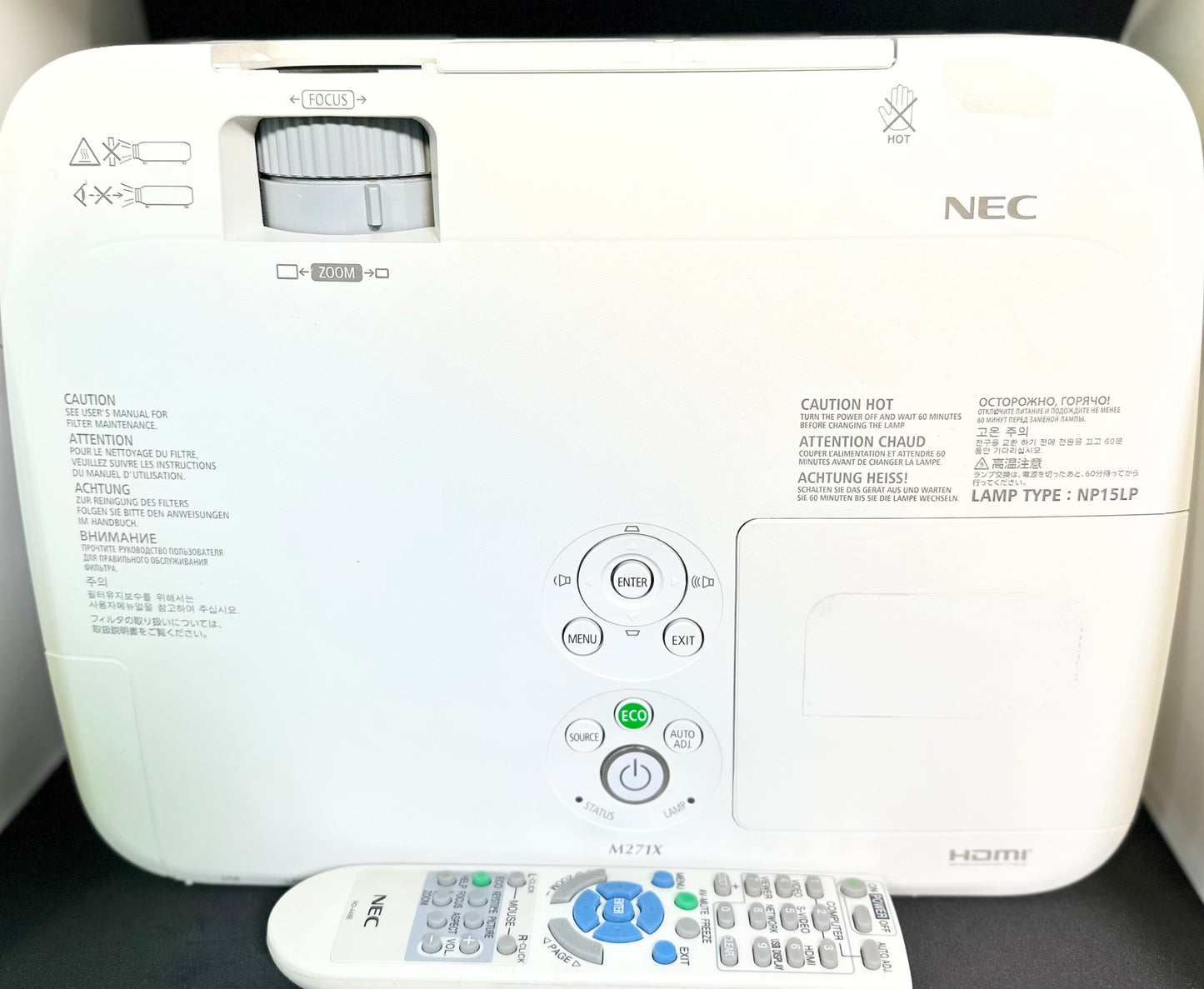 NEC NP-M271X Projector (used)