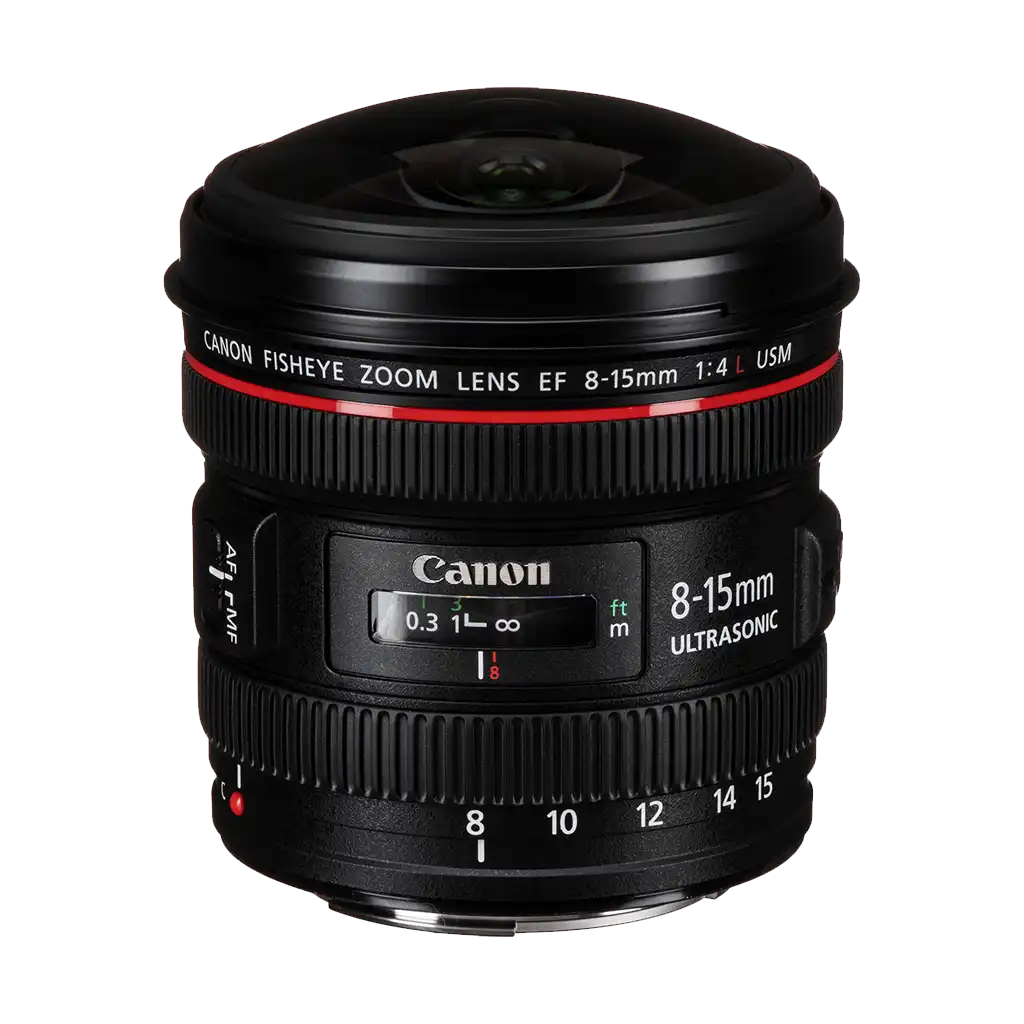 Canon EF 8-15mm f/4L USM Fisheye Zoom lens (Used)