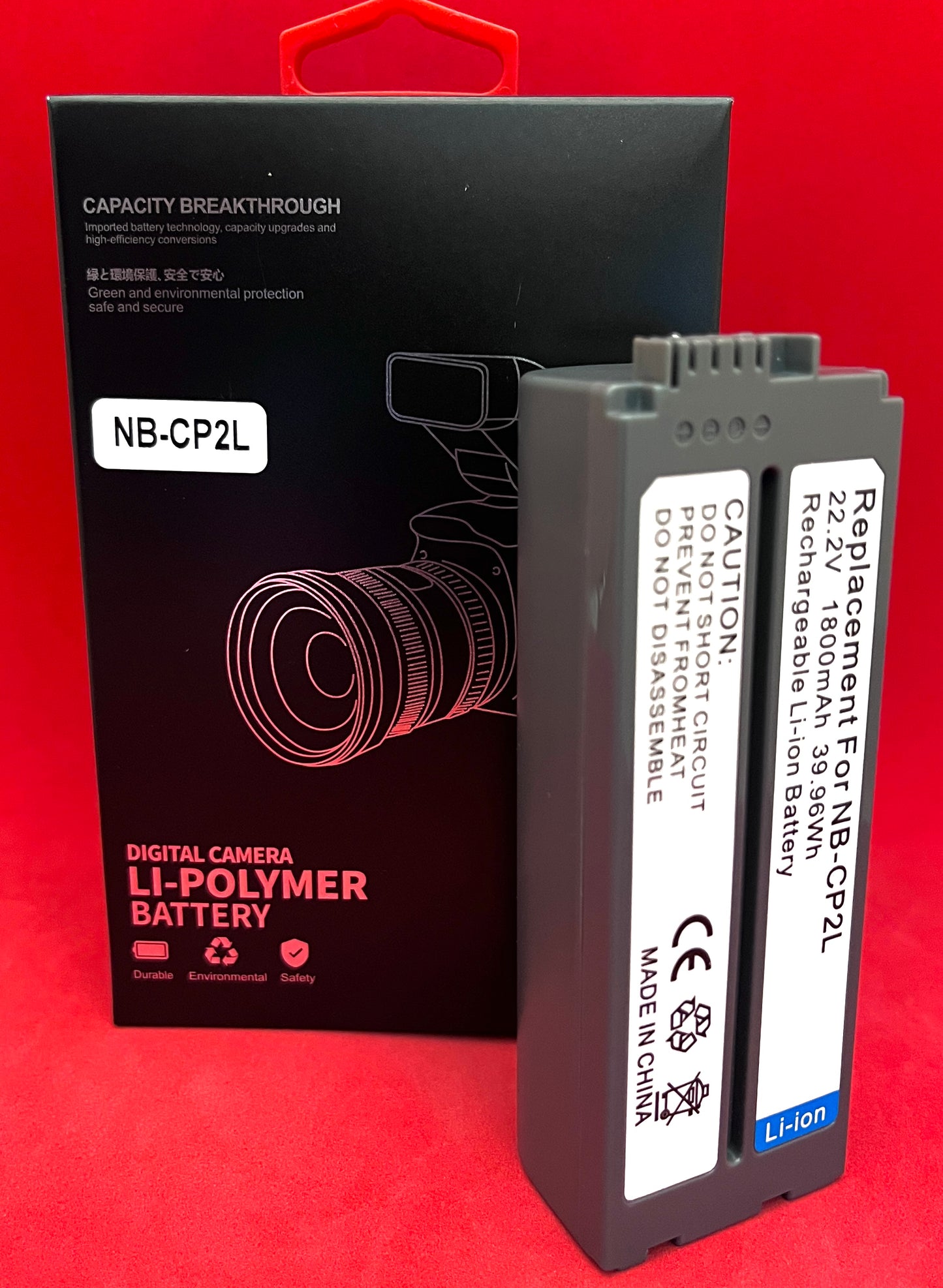 Replacement NB-CP2L Battery Pack for canon Selphy printer