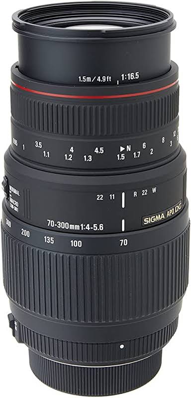 Sigma 70-300mm f/4-5.6 DG APO Macro Zoom Lens for Nikon F (used)