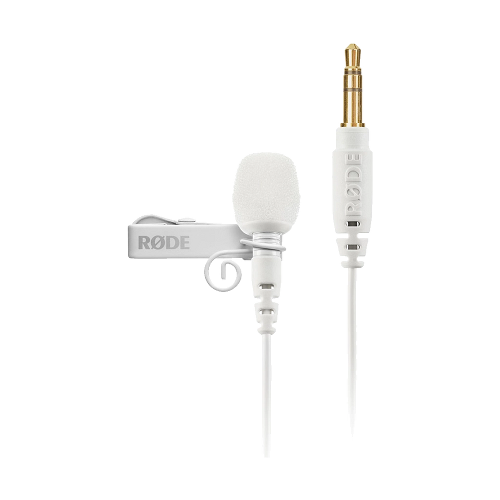 Rode Lavalier GO Omnidirectional Lavalier Microphone for Wireless GO Systems (White)