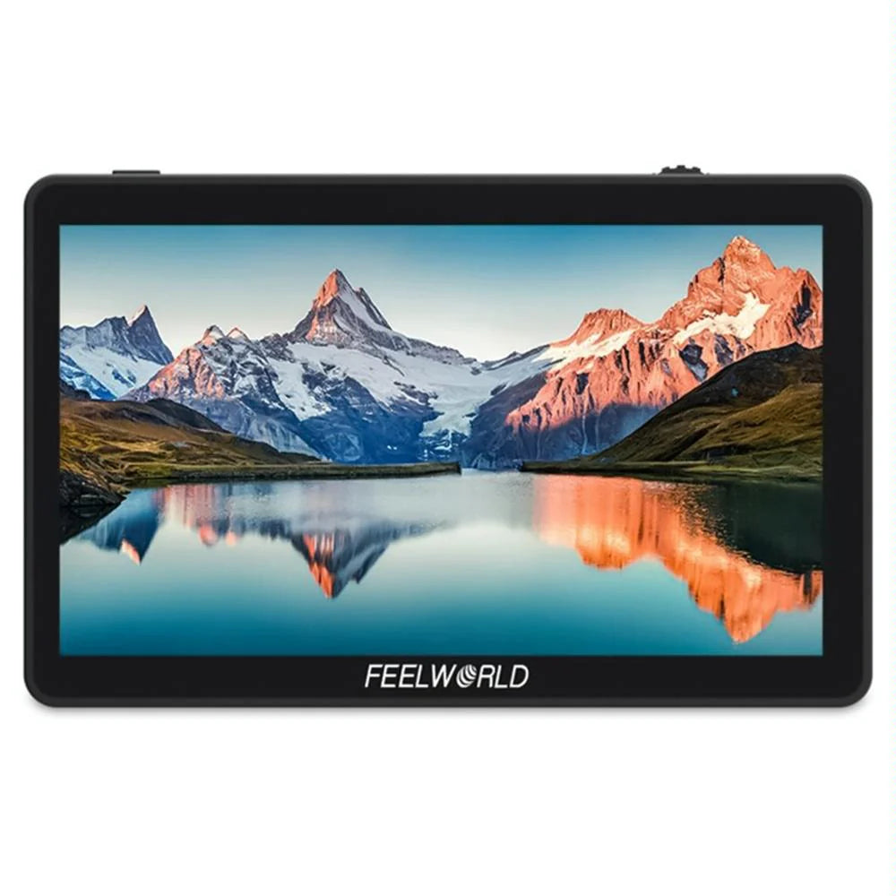 FEELWORLD F6 Plus V2 6 Inch 3D LUT Touch Screen DSLR Camera Field Monitor, IPS FHD1920x1080 4K HDMI Input & Output, With Tilt Arm