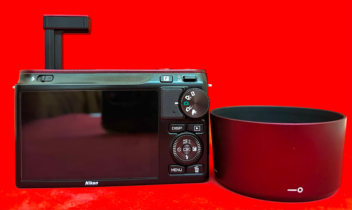 Nikon 1 J2 Mirrorless Digital Camera Red (Used)