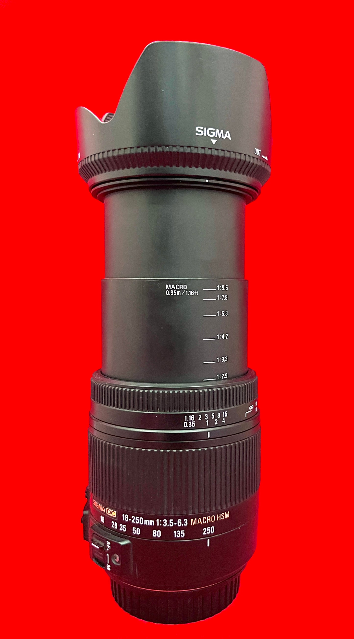 Sigma 18-250mm f3.5-6.3 DC Macro OS HSM for Canon (used)