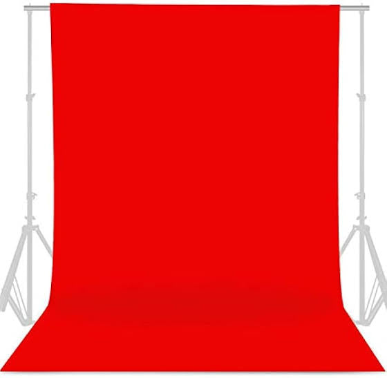Backdrop Chroma-Key white. Green, black, bleu, Red , etc Cotton / Muslin Backdrop 3.2m x 6m