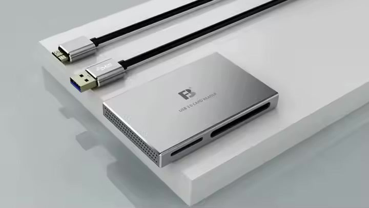 FB Metal shell USB3.0 high-speed CF SD MS M2 TF card reader card