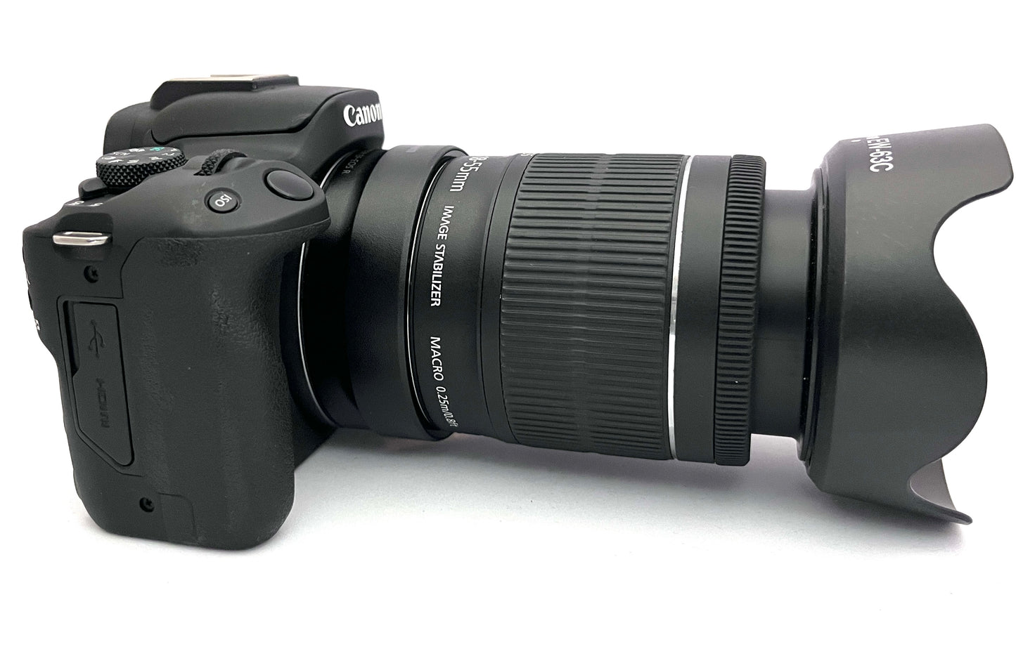 Canon EOS R50 Mirrorless Digital Camera with EF-S 18-55mm STM Lens with EF-EOS R mount adapter (used)