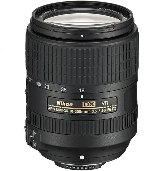 Nikon 18-300mm f/3.5-6.3G ED VR AF-S DX Nikkor Lens (used)