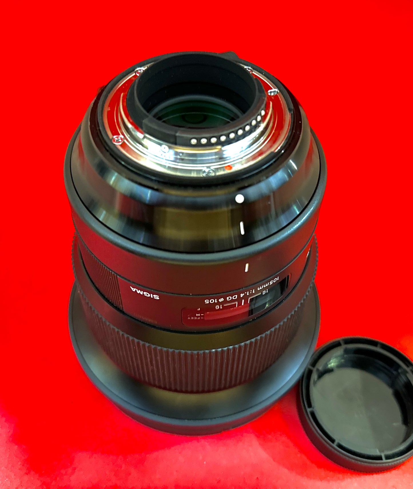 Sigma 105mm f/1.4 DG HSM Art Lens for Nikon F (used).