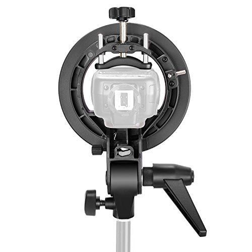 Neewer S-Type Bracket Holder with Bowens Mount for Speedlite Flash