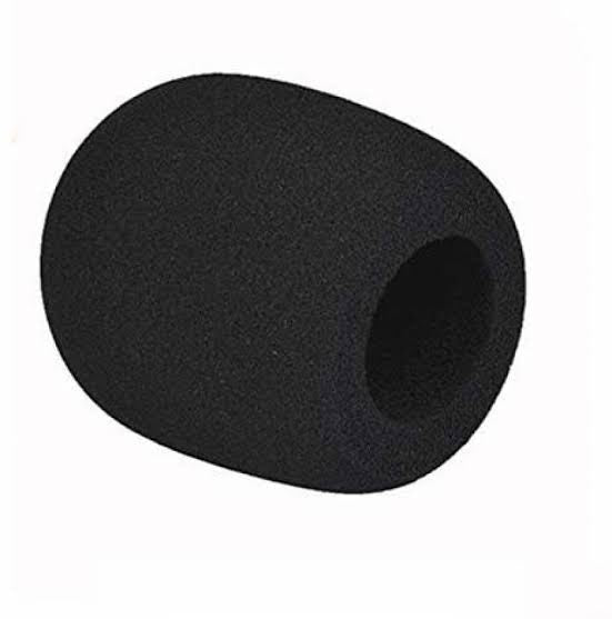 Microphone Covers Foam - Black Sponge Foam Microphone Windscreen Cover, for most Microphone