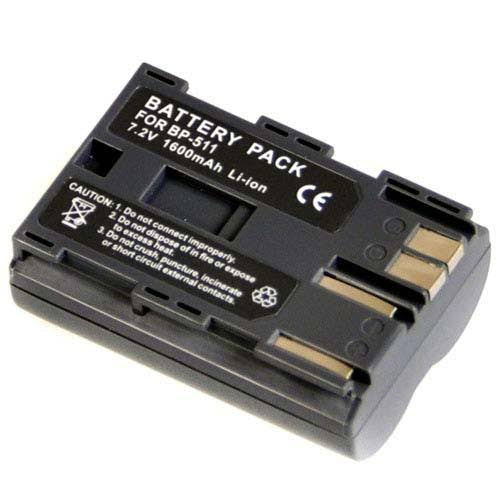 BP-511 Li-Ion Camera Battery Pack replacement for Canon Cameras