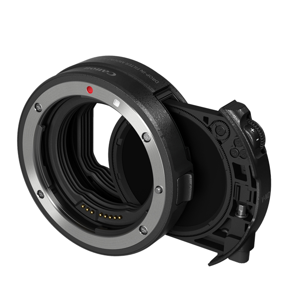 Canon EF-EOS R Mount Adaptor with Drop-in Circular Polarising Filter (used)