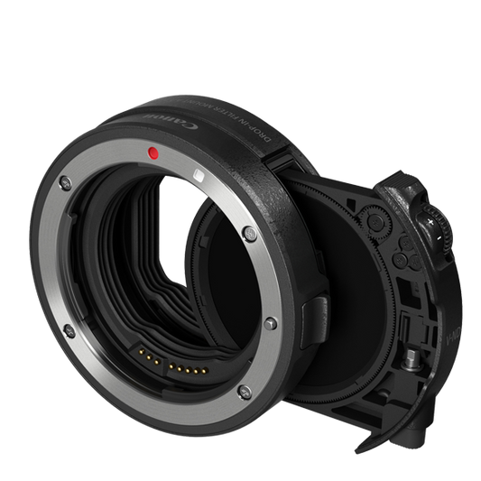 Canon EF-EOS R Mount Adaptor with Drop-in Circular Polarising Filter (used)